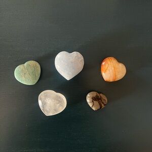 Heart Shaped Rocks (5 Pack)